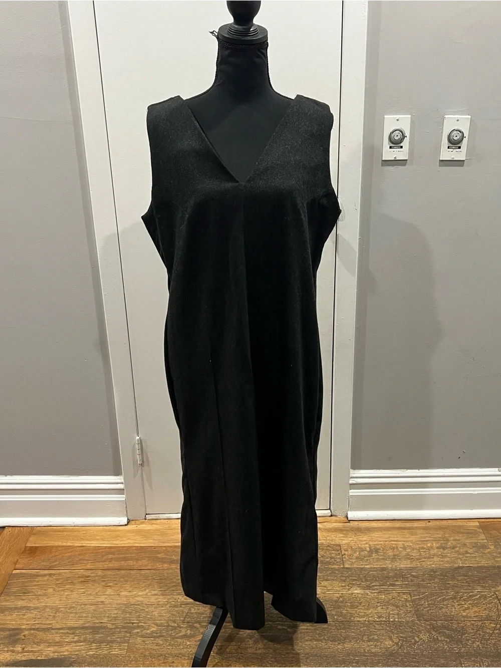 Zara | Dresses | Zara Charcoal Gray Jumper | Poshmark